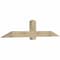 Ekena Millwork Eugene Rough Sawn Timber Gable Bracket, Douglas Fir, 84"W x 17"H x 4"D x 6"F, 5/12 Pitch GBW084X17X0406EUG00RDF - alternate 2